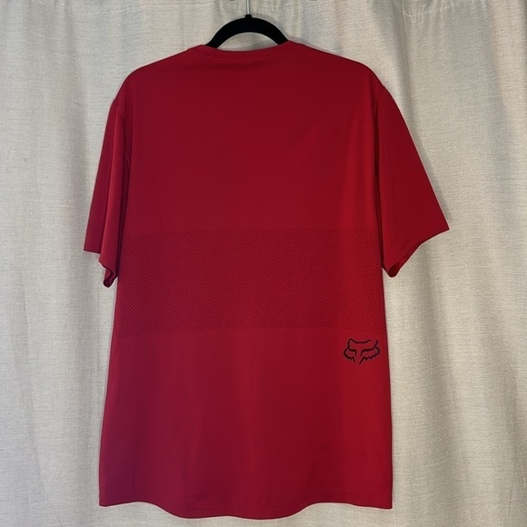FOX ACTIVEWEAR RED LOGO TEE (L) - Picture 4 of 6